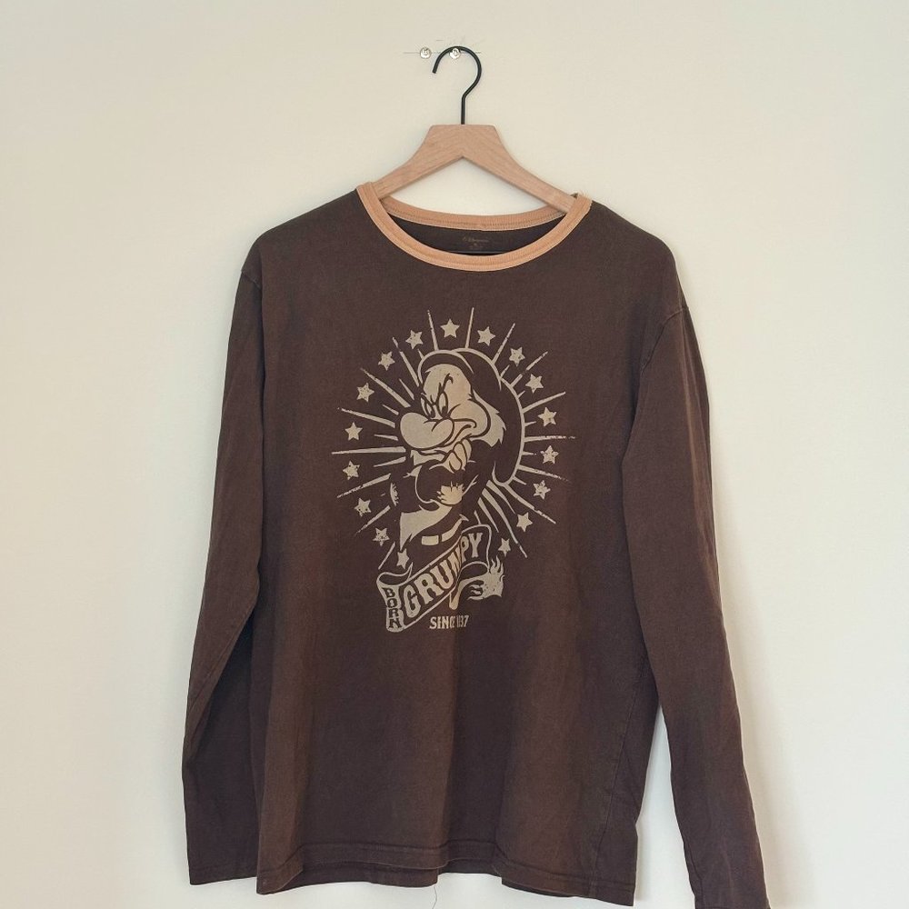 Disney Store	Graphic Grumpy Longsleeve - Men's Large